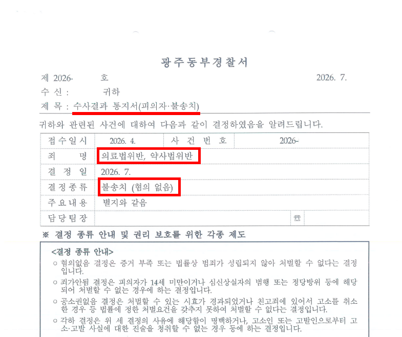 의료법 및 약사법 변호
